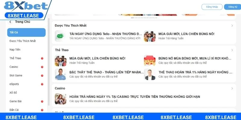 Điều kiện trong cách nhận khuyến mãi 8XBET